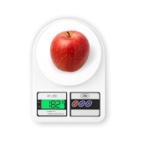 CRAE SF-400 Digital Kitchen Weighing Scale | 10Kg x 1g Precision | 1 year (6+6 months) warranty | Food Scale with LCD Display for Cooking, Baking, Meal Prep & Healthy Diet | (White)