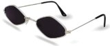 TheDarker Retro Cat-Eye Sunglasses for Men & Women | Small Metal Frame UV Protection Shades | Lightweight Non-Polarized Stylish Eyewear for Outdoor, Travel.