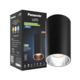 Panasonic 18W Cylindrical Surface Spot Light, Silver Reflector, Ceiling Light for Home with Silver Reflector (Cool White – PDSM01187)