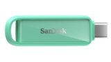 SanDisk Phone Drive with USB-C, 512GB, Upto 150 MB/s, Seafoam Green, 2Y Warranty, Automatic Backup Using SMZ, Works with iPhone 15 & iPhone 16 Series