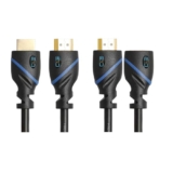 C & E Gold Plated 4K |HDMI Male to Male | HDMI Male to Female | COMBO PACK [ 20-Ft ] 2 Pack