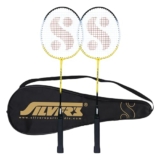 Silver’s Drive Badminton Kit (2 Racquets with Full Cover)(Yellow/Black)
