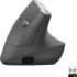 Logitech MX Vertical Ergonomic Optical Mouse(2.4GHz Wireless, Bluetooth, Black)