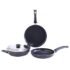 Wonderchef Bellagio Sauce Pan | 16 cm | 1.4 L | Non-Stick Ceramic Coating | Non-Toxic | Pure Aluminium | PFAS and PFOA Free | 3mm Thickness | Two-Tone Soft-Touch Handle & Knob | 2 Years Warranty