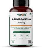 Nutrolis Ashwagandha 1000mg | Boosts Immunity & Energy | Stress Relief(90 Tablets)