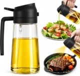 Homica 2-in-1 Oil Sprayer and Dispenser Bottle, 500ml