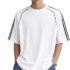 Dockstreet Self Design Men White Track Pants