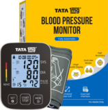 TATA 1mg T1MG/BP05 Blood Pressure Monitor|Fully Automatic, Large Display, Dual User Memory Bp Monitor(Black)
