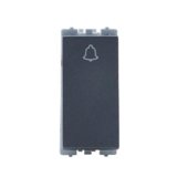 Wipro Northwest Nowa 6A Bell Push, Silver Grey (pack of 10)