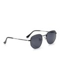 Fastrack Tees Grey Hexagonal Sunglasses for unisex