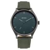 Titan Workwear Quartz Analog Hunter Green Dial Olive Green Leather Strap Watch for Men – NT1802NL02