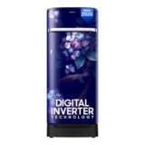 Samsung 215 L, 5 Star, Digital Inverter, Direct-Cool Single Door Refrigerator (RR23H2H35HS/HL, Hydrangea Blue, Base Stand Drawer, Single Touch Defrost, 2026 Model)