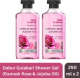 Dabur Gulabari Body Wash Shower Gel (Combo Pack) – Damask Rose & Jojoba Oil | 100% Soap free(2 x 250 ml)