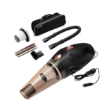 MILAGROW CoinSucker 12V Handheld Car Vacuum Cleaner,8200Pa Suction,Portable Vacuum for Quick Car Cleanup with Crevice Tube, Cleaning Brush, 500 ml Dustbin and Reusable HEPA Filter