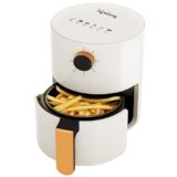 Lifelong Air Fryer for Home – 800W Small Airfryer Machine to Fry, Bake & Roast with Timer Control – Oil Free Fryer Machine – Electric with 360 Hot Air Circulation Technology (LLHF25)2.5 liter, White