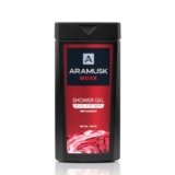 Aramusk Musk Shower Gel for Men | For Body & Face | Deep Cleansing, Germ Protection & Skin Moisturization – 250mL