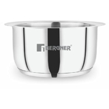 BERGNER Eternity Stainless Steel Tope With Induction Compatible (2.85 Liter, Silver),Non-Stick