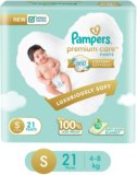 Pampers Premium Care Pant Diapers – S(21 Pieces)