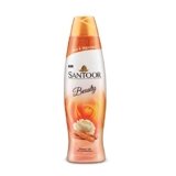 Santoor Beauty Talc with Sandalwood Extracts| Sandal, Rose, Musk & Geranium Mint Fragrance| Absorbs Excess Moisture| Dermatologically Tested| For All Skin Types (400g)