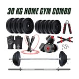 JMB 30 kg 30kg Home Gym Set With 3ft Straight Rod & Weight Plates Home Gym Combo