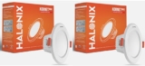 Halonix Plastic 3W 6500K White Junction Box Led Downlighter | Cut Out- 2.15 Inch, Dia- 3.22, Height- 1.96 Inch | Pf-: >0.50, CRI- >80 | Led Ceiling Light for Home, Shop and Office |Pack of 2