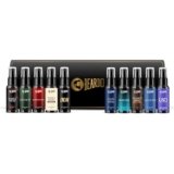 BEARDO Mini Perfume Trial Kit, 10x5ml | Best Date Night Fragrances For Men | Travel Friendly Perfume Kit For All Moods & Occasions, Fresh Scent | Giftset for Men | Husband | Boyfriend