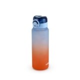 CELLO Buzz Large Sipper Water Bottle, 1160ml Sea Blue Orange | Leakproof, Easy to Carry, Lightweight | Gym Straw Water Bottle For Fitness, Office, School, Sports & Outdoor Hydration