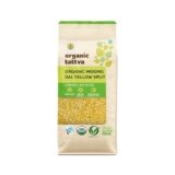Organic Tattva Yellow Moong Dal Split 500g | Protein-Rich Pesara Pappu Easy-to-Digest Dal for Daily Cooking | Pure, Unpolished & Organic Homestyle Pulses