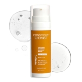 Conscious Chemist® Dull Skin, Dark Circles & Fine Lines Treatment 10% Vitamin C Face Serum | For Glowing Skin | Tested for Oily Skin With Ferulic Acid, Ethyl Ascorbic Acid & PHA | All Skin Types | For Men & Women | 30Ml