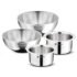 Nirlon Brownie Granite 7-Piece Aluminum Non Stick Cookware Combo Gift Set (Compatible with Gas & stovetops)