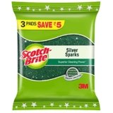 Scotch-Brite Silver Sparks Pad_3s Pack