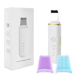 ENLIWISH Skin Scrubber Face Spatula Skin Spatula Pore Cleaner Blackhead Remover Tools for Facial Deep Cleansing-4 Modes -White