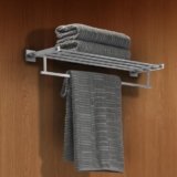 Kohler Multipurpose Towel Rack | Corrosion Resistant, Anti-Peel and Scratch Resistant | 304 Stainless Steel with Brushed Steel Finish | 2 Years Warranty (650L x 203W x 113H mm)