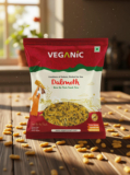 Veganic Dalmothh Namkeen | Mixture Namkin | Marwari Daalmoth | Indian Snack (Spice 2/3)(400 g)
