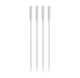 ERZA Straw Cleaner Brush Set, 4-Piece Long Cleaning Brush for Straws on Tumbler, Water Bottle, Sippy Cup, and Pipes, Tubes or Hummingbird Feeders