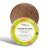 Earth Rhythm Shikakai Shampoo Bar for Hairfall | Contains Shikakai, Curry Leaf, Reeta & Amla Extracts | Men & Women | Sulphate & Paraben Free (Tin Packaging) – 80gm