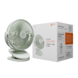 Orient Electric Orbis Rechargeable Personal Fan | 360° Rotation | 1800 mAh Battery | 4 Speed Modes with Timer | Quiet Operation | USB Type-C Charging | Clip-On Mini Fan | Matcha Green