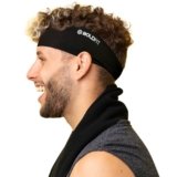 Boldfit Wide Head Band Hair Band for Women for Men Headband for Gym Gym Accessories for Men for Women Fitness Band Hair Accessories Hair Band Stylish Fitness Band Head Wear for Gym Gym Band – Black