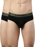 Levis Men’s STYLE-066 95% Cotton 5% Spandex Outer Elastic Brief Pack of 2
