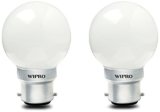 wipro 0.5W LED Cool Day Light Lamp, Pack of 2, (N10001)