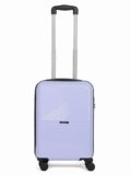 Teakwood Small Size 8 Wheels Trolley Bag, Hard Cabin with Zipper Closure, Adjustable Push Button & Cross Side Strap, Number Lock System 360 Degree (Small, Lavender)