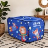 Amazon Brand – Jam & Honey Space Rocket Car Theme Play Tent Indoor Outdoor | Kids Pop Up Tent House for Boys & Girls