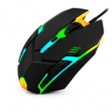 PROSAC Wired RGB LED Mouse | Smooth Scroll Wheel | High Accuracy 1500 DPI Sensor | Computer Accessory for PC & Laptop