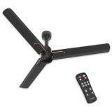 Polycab Wizzy Neo DLX 1200mm 5-Star BLDC, Remote Ceiling Fan for Living Room | 55% Energy Saving, High Air Delivery, 7 Speed Setting | 3-yr Warranty【Galaxy Black】