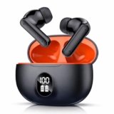 VEHOP YOYO PODS TWS Earbuds with Battery Display, BT 5.3+ENC Wireless Headphone, Upto 36Hrs Playtime, Quick Pairing, Immersive Sound, Touch Control, Fast Charging, IPX4 & Voice Assistance(Black)