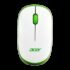 Acer Flow Ambidextrous Optical Mouse ACR-WRLS,1600 DPI, with Soft side grip, Plug-and-Play(2.4GHz Wireless, White, Green)