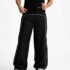 COMBRAIDED Loose Fit Men Black Trousers