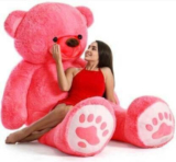 CRAZY DIPS 3 feet teddy bear for valentine & Anniversary / birthday Very Cute Looking Soft Hugable American Style Teddy Bear Best For Gift – 90 cm carrot – 36 inch (CARROT)  – 90 cm(Carrot)