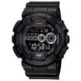 Casio G-Shock GD-100-1BDR Digital Dial Black Resin Strap Men’s Watch Shock and 200M Water Resistant G310