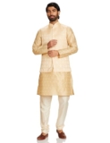 Amazon Brand – Symbol Men’s Cotton Blend Printed Kurta Pyjama Set